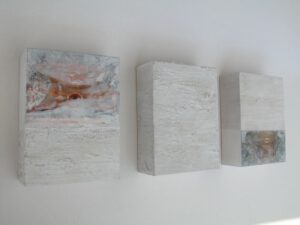 Trio weiß1_2004, je 20x15x6 cm